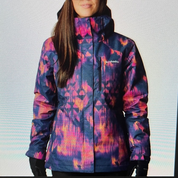Columbia Whirlibird IV Interchange Hooded 3-in-1 Jacket Navy size Medium
